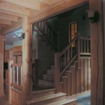 Timber Frame stairs